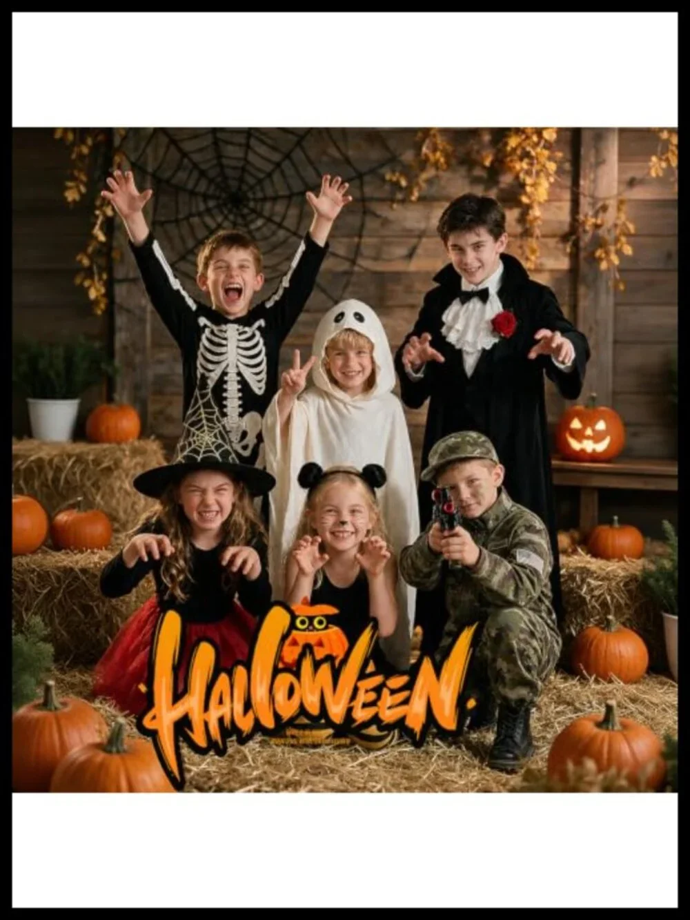 Kids Army Soldier Costume 14 Pcs Dress Up Role Play Halloween Set